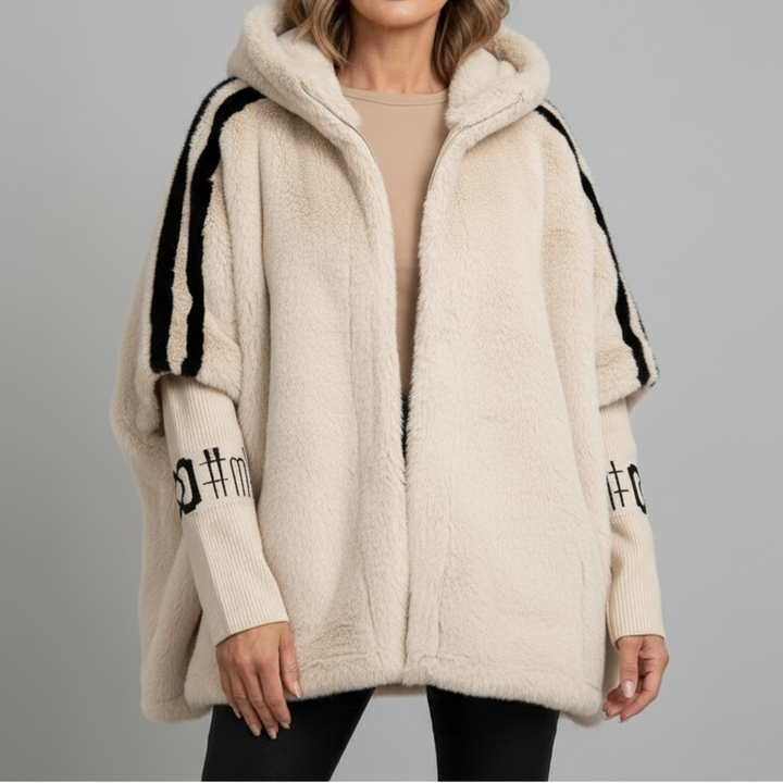 BRIELLE™ Hooded Faux Fur Jacket