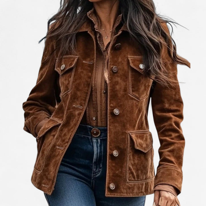 Kyla Polished Button Jacket